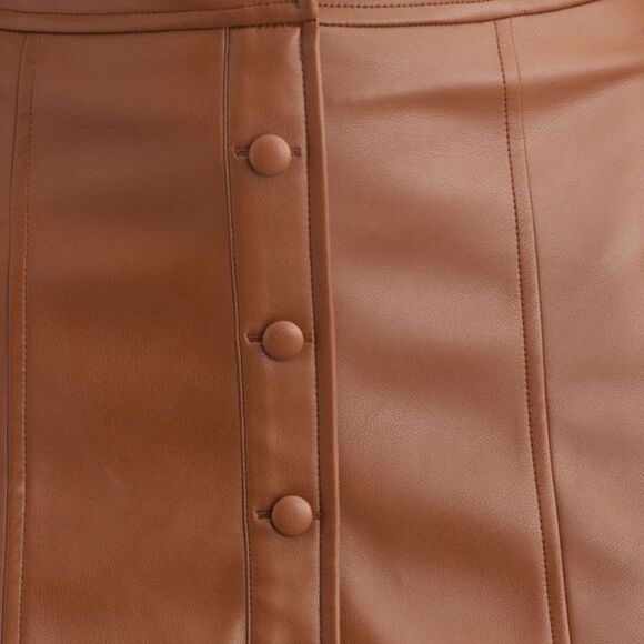 Dynamite Faux Leather Mini Skirt - Picture 4 of 5